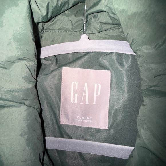 Gap green quilted jacket Size XL - Picture 2 of 3